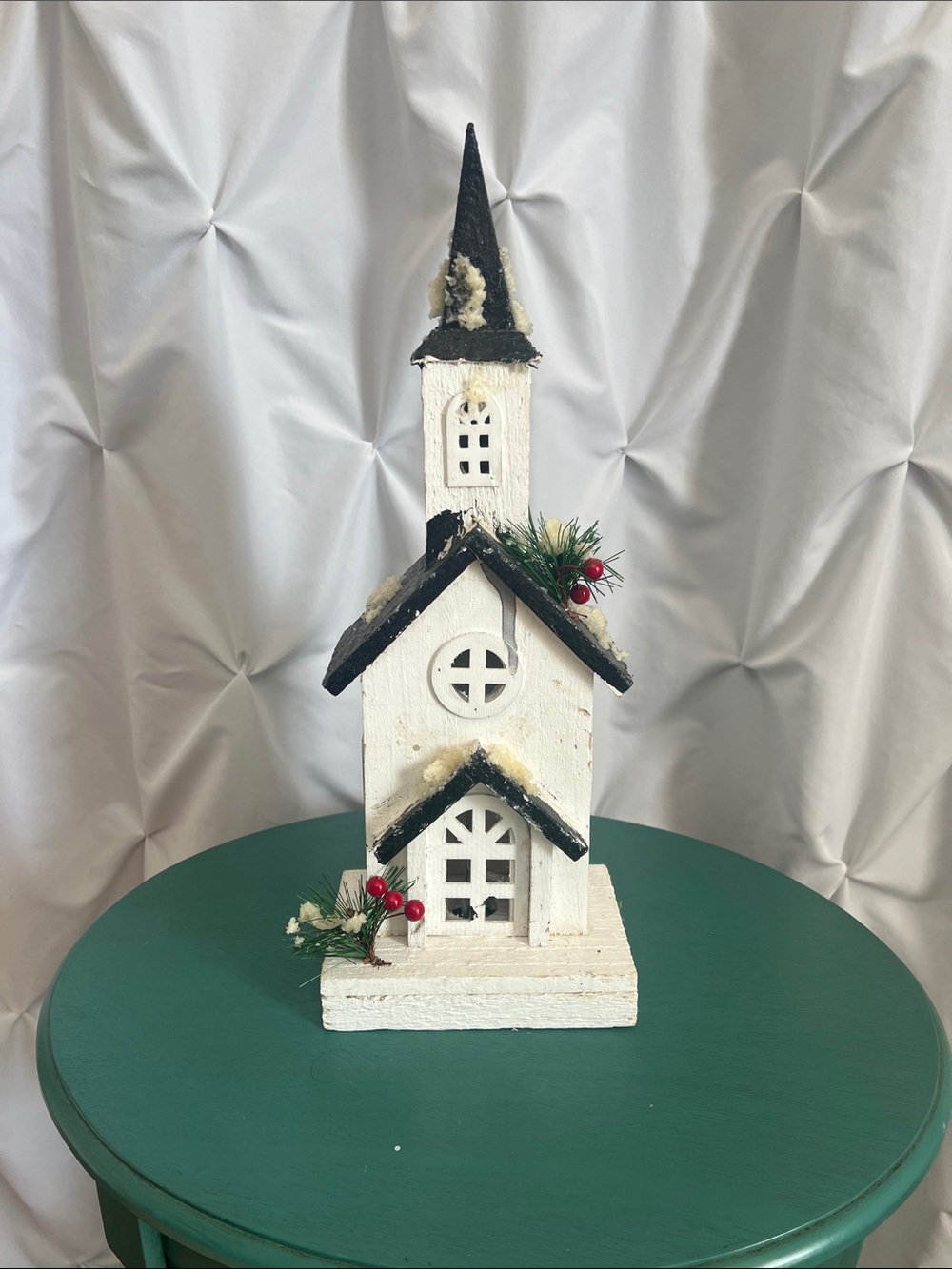 White Decorative Wooden Church